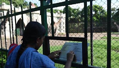 Alipore zoo has introduces Braille boards outside enclosures of some of its popular residents