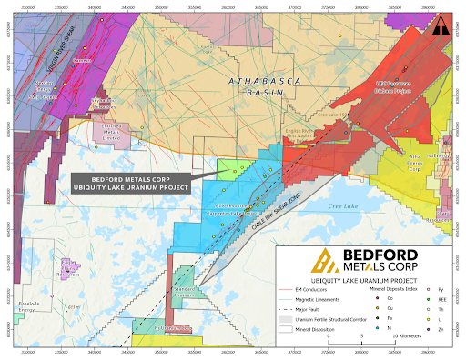 Bedford Metals Receives Exploration Permit for Ubiquity Lake Uranium Project, Northern Saskatchewan