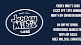 Select Stark Jersey Mike's to give March 29 sales to local charities