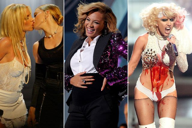 MTV VMAs announce nominees for Most Iconic Performance: It's a Britney-Madonna kiss vs. a bloody Lady Gaga