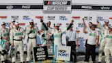 Denny Hamlin tangles wtih Kyle Larson, scores 7th Pocono win, 50th overall in NASCAR Cup