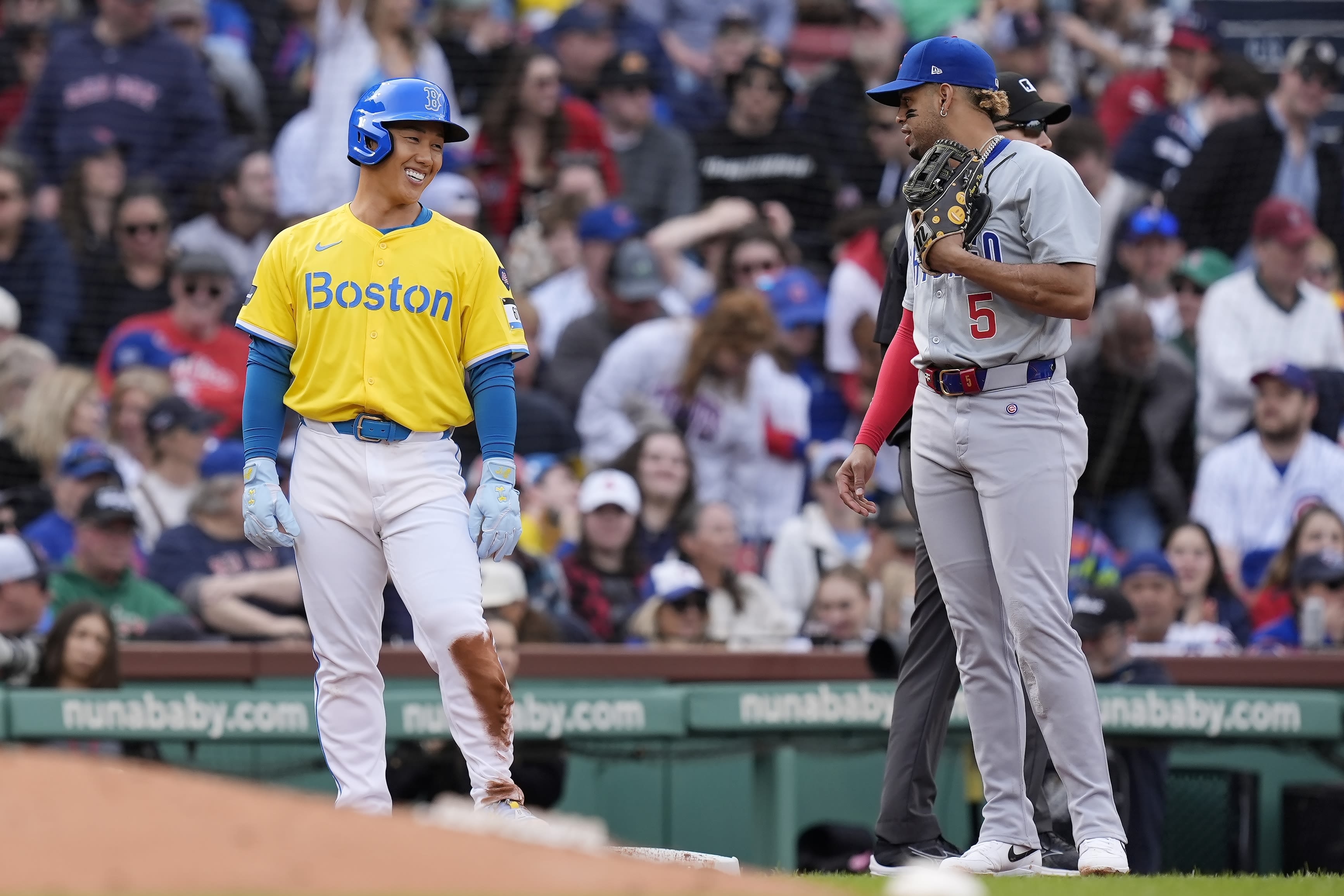 Cubs' Christopher Morel 'banged-up’ but feeling ‘good’ after collision in loss to Red Sox