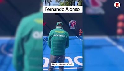 Fernando Alonso se cambia al baloncesto - MarcaTV