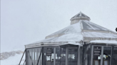 Germany's Highest Peak Coated With Summer Snow