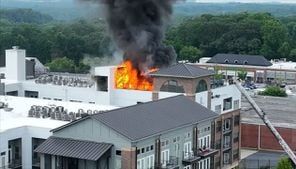 Animals trapped in burned apartment building for days after stairwell boarded up