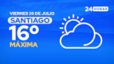 El tiempo en Santiago: viernes 26 de julio de 2024