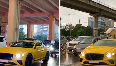 Deepinder Goyal's ₹6-crore Bentley stuck in rainy Gurgaon traffic? Viral photo