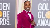 Billy Porter’s Golden Globes gown is a tribute to his iconic 2019 velvet tuxedo dress