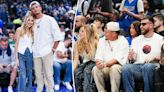 Brittany Mahomes matches Travis Kelce in divisive denim at basketball game