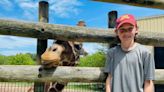 Minnesota boy loves giraffe with same name. His family drove 600 miles to reunite them