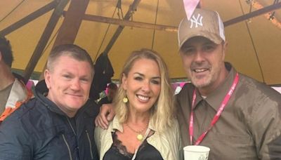 Claire Sweeney and Ricky Hatton attend BBC Radio 2 In The Park