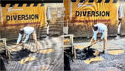 Mumbai: Kurla Traffic Police Fill Potholes On LBS Marg After Repeated BMC Requests Go Unanswered