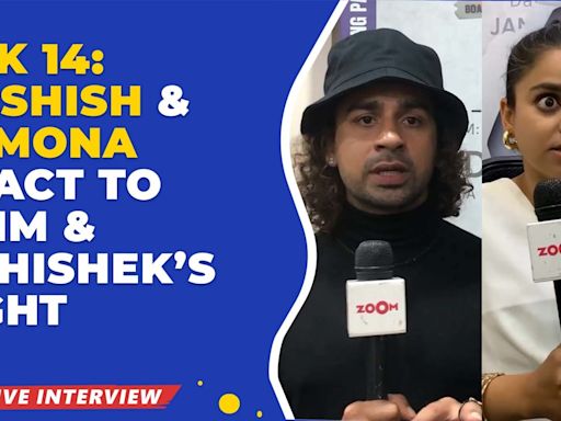 Aashish Mehrotra & Sumona Chakravarti respond to the feud between Asim Riaz & Abhishek Kumar in KKK 14.