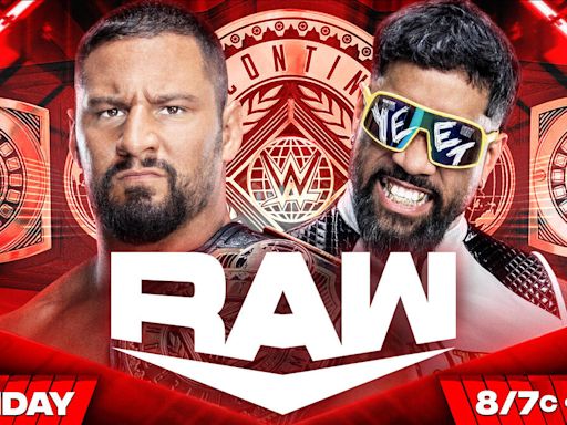 WWE avanza la cartelera de Monday Night Raw del 23 de septiembre