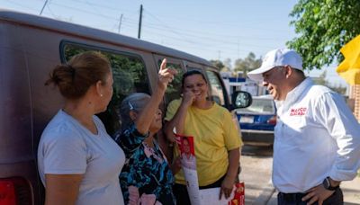 Denunció Marco Quezada abandono de parques en la ciudad