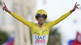 Tadej Pogacar celebrates historic Tour de France win