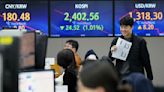 Stock market today: : Asian shares fall after bond market stress hits Wall Street