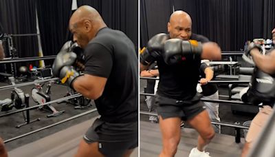 Mike Tyson trains as fans spot ‘fault’ ahead of Jake Paul fight