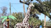 A 19-foot giraffe sculpture and more: Volusia County yard art business sparks curiosity