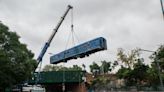 Choque de trenes: remueven otro coche del lugar del accidente y el servicio del San Martín continúa restringido