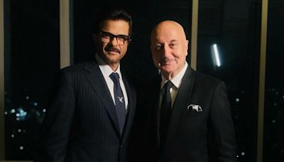 Anil Kapoor congratulates BFF Anupam Kher on completing 40 years in cinema