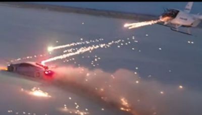 Oh, so now I can't shoot fireworks at a Lambo from a helicopter?