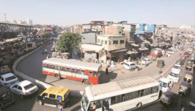 Girders launched for T-shaped flyover at Malad’s Mith Chowki