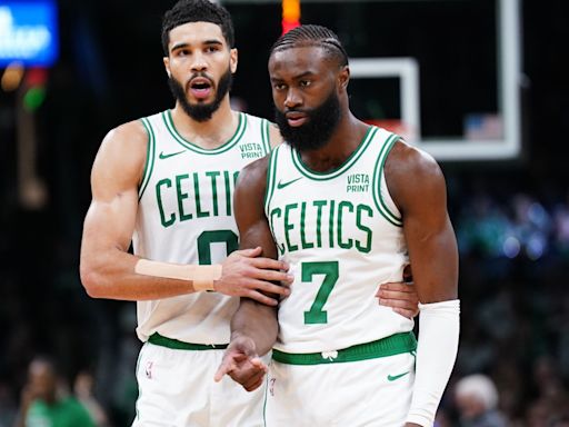 Jaylen Brown on Jayson Tatum’s pass to Al Horford: “Hang it in the [redacted] Louvre.”