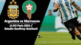 A qué hora juegan y qué canal transmite Argentina vs. Marruecos por JJ.OO. París 2024