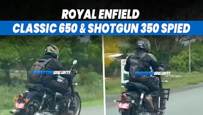 Royal Enfield Classic 650 And Royal Enfield Shotgun 350 Spied! - ZigWheels
