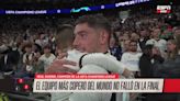 Champions League en familia: el emotivo festejo de Fede Valverde junto a su hijo