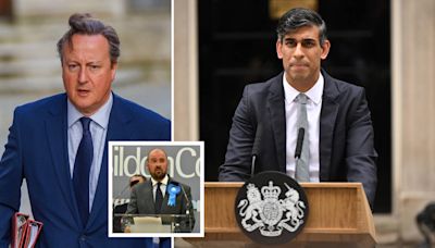 David Cameron quits frontline politics as Rishi Sunak unveils shadow cabinet with Tory party chairman to step aside