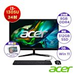 Acer 宏碁 C24-1800 24型AIO電腦(i3-1305U/8G/512GB/Win11)