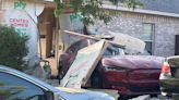 Ford Mach-E Crashes Through Garage Wall