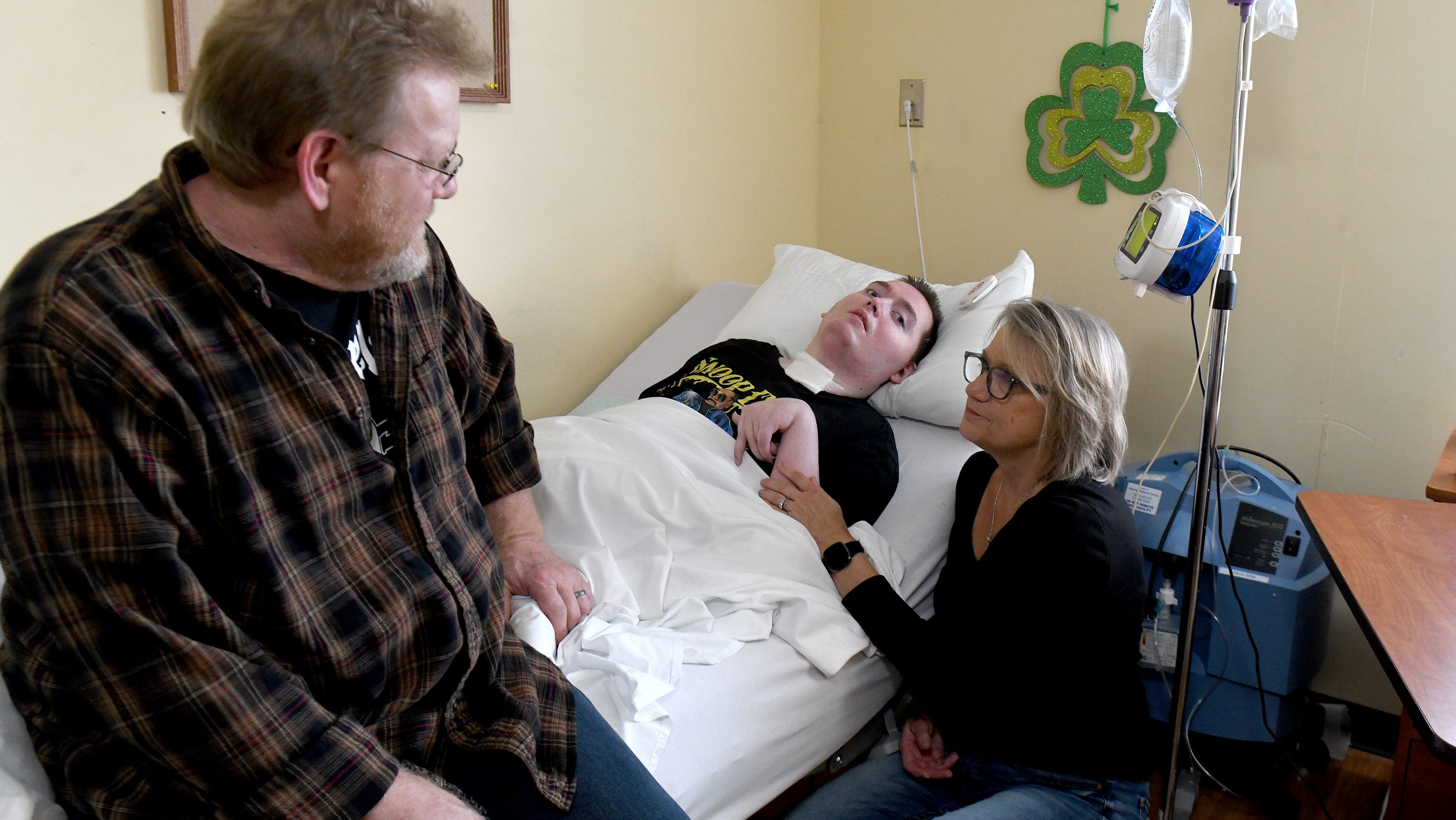 'He's still my son. ... He exists.' Kalvyn Stull is stuck between life and death