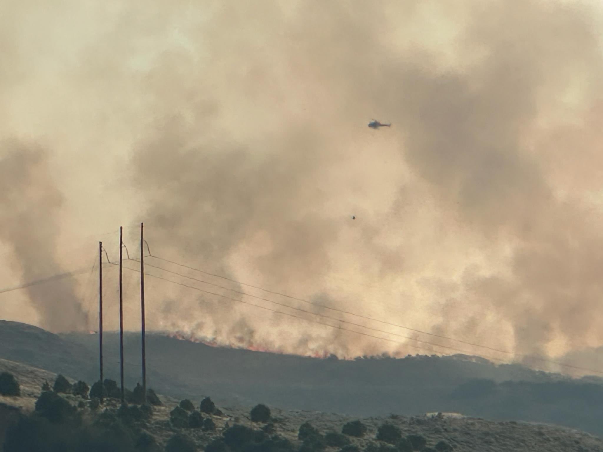 Summit County wildfire near Echo Reservoir threatens gas line, power lines