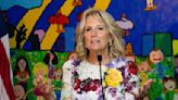 Jill Biden Pops in Pink Pumps & Vibrant Floral Dress in Costa Rica