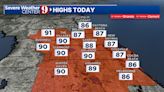 Rain chances decrease, temperatures stay hot Monday in Central Florida