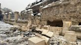 Ancient Gaziantep Castle damaged by earthquakes in Turkey