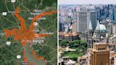 Mapas: Compare tamanho da enchente em Porto Alegre com São Paulo e Rio