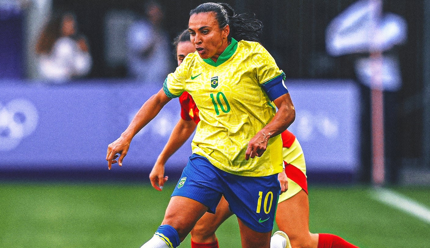 Marta sent off in Brazil's Olympic group finale with a direct red card