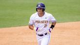 Umpire pushes ECU baseball player to start running after hitting three-run HR