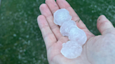 WATCH: Severe storms bring big hail stones to El Reno