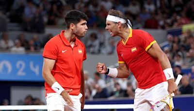 Las fotos más espectaculares del estreno de la pareja Nadal-Alcaraz