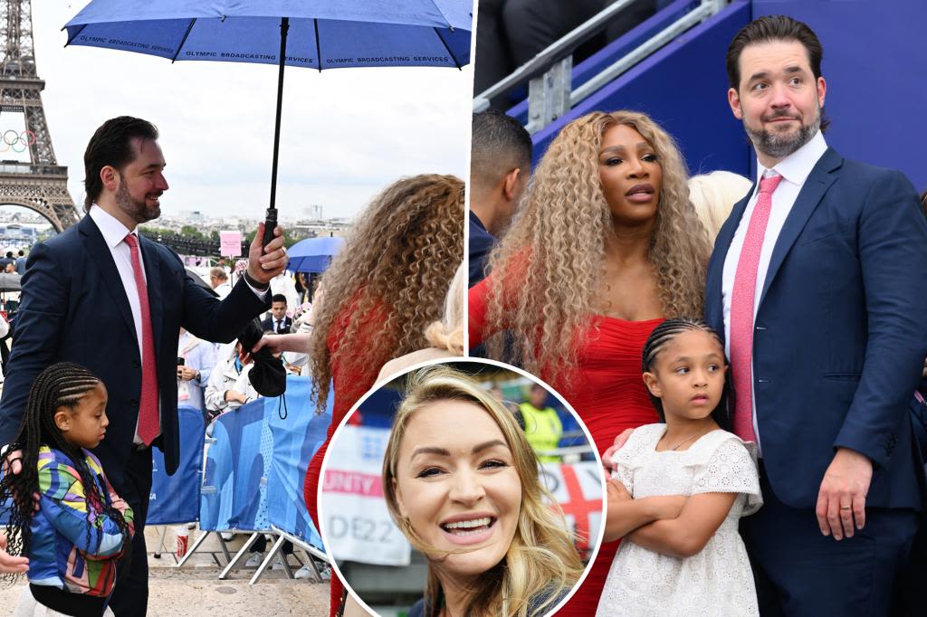 Serena Williams’ husband, Alexis Ohanian, is mistakenly called her ‘umbrella holder’ in on-air flub at Olympics ceremony