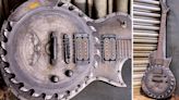 “In soviet Russia, guitar shreds you”: Meet the Torture Eclipse – a W.A.S.P.-inspired electric guitar that incorporates a rotating circular saw blade