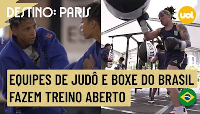 OLIMPÍADAS 2024: EQUIPES DE JUDÔ E BOXE DO BRASIL FAZEM TREINO ABERTO ANTES DE ESTREIA EM PARIS