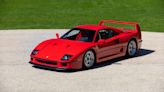 Stunning Ferrari F40 Is Selling At Mecum’s Monterey Auction