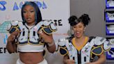 Cardi B and Megan Thee Stallion Learn to Play Football from the LA Chargers on New Cardi Tries Episode