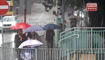 天文台：有機會在未來一兩小時發出黑色暴雨警告信號 - RTHK